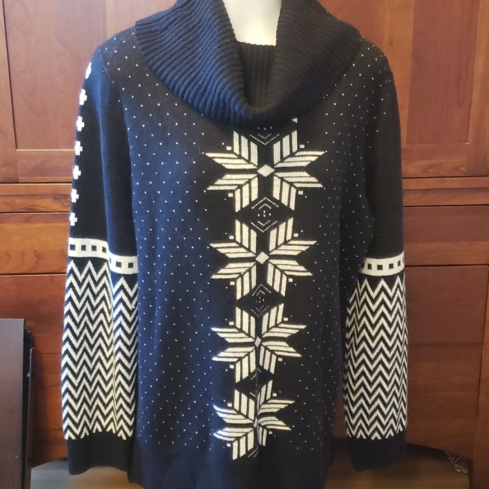 Talbots snowflake sweater
